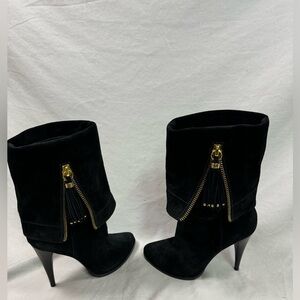 Black Suede Stella Luna Bootie